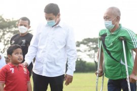 Wali Kota Kediri semangati atlet disabilitas jelang Peparprov Jatim 2021