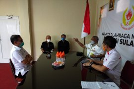 BNNP Sulsel kunjungi KONI terkait persiapan kejuaraan BNNP se-Indonesia