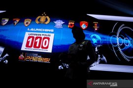 Peluncuran layanan darurat 110 Polri