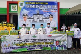 PAMA santuni 242 Anak Yatim Piatu di Balangan
