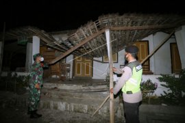 Kerusakan akibat gempa Blitar