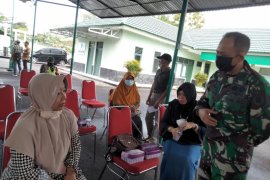 Kodim 0907/Tarakan Memberikan Vaksin Astra Seneca Pada Purnawirawan