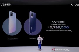Vivo luncurkan V21 5G, ponsel dengan  teknologi Dual OIS Night Camera