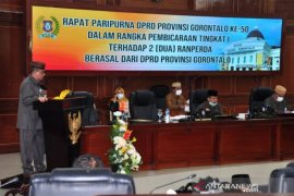 Pemprov Gorontalo terima dua ranperda usulan DPRD