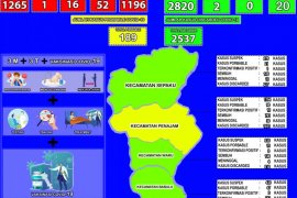 Pasien positif COVID-19 di Penajam bertambah 7 orang