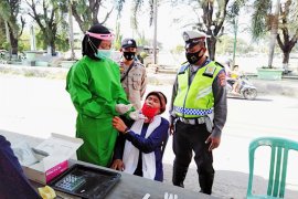 Sukseskan Kampung Sehat Jilid II, Polres Lotara rutin giat yustisi swab antigen