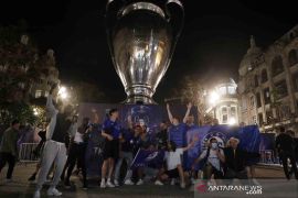 Euforia penggemar usai The Blues menang Liga Champions