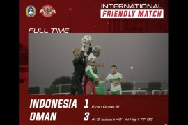 Lagi, Timnas Indonesia kalah 1-3 dari Oman