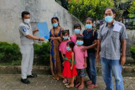 Ahli waris korban kecelakaan bus di Tol Pekanbaru-Dumai terima santunan dari Jasa Raharja Sumut