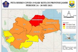Kabupaten Tanjung Jabung Barat Provinsi Jambi zona merah COVID-19