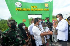 Menteri Kelautan Dan Perikanan Resmikan Mangrove Pariaman
