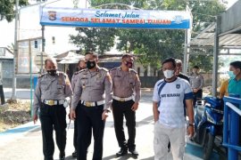 Satlantas Polres Loteng tinjau lokasi kampung tertib lalu lintas