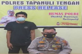 Polres Tapteng amankan terduga pelaku pembakaran mobil anggota DPRD Tapteng