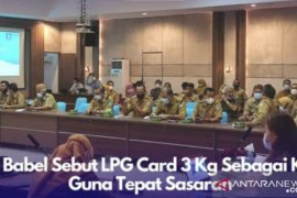 Sekda Babel: LPG Card 3 Kg sebagai kendali guna tepat sasaran