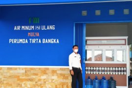 Perumda Tirta Bangka kembangkan usaha air mineral "Mulya"