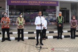 Presiden Jokowi tinjau Bandara Jenderal Besar Soedirman Purbalingga