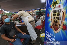 Vaksinasi COVID-19 sudah mencapai 20,1 juta penduduk Indonesia