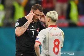 Marko Arnautovic disanksi satu pertandingan karena selebrasi menghina pemain Makedonia Utara