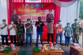 Polresta Sidoarjo luncurkan dua Kampung Tangguh Semeru Bersih Narkoba