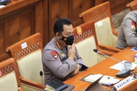 Dengar pendapat Kapolri Jenderal Listyo Sigit di Komisi III DPR