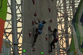 Kejuaraan panjat tebing di Wali Kota Jambi Cup 2021