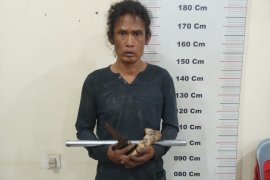 Polres Langkat tangkap Adi alias Gondrong pemeras supir truk