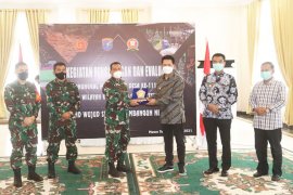 Bupati Barut sambut Ketua Tim Pengawas dan Evaluasi TMMD