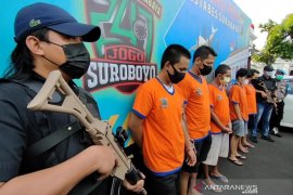 Polisi gagalkan peredaran 20,4 kilogram sabu-sabu di Surabaya