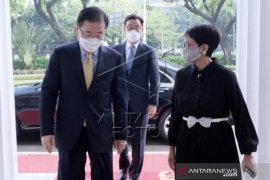 Pertemuan Bilateral Menlu Indonesia - Korsel