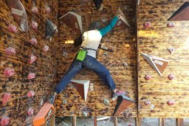 Ketua Harian FPTI Balangan sulap rumah jadi tempat latihan