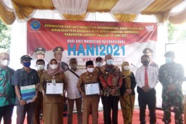 BNN Langkat canangkan 17 desa/kelurahan dan dua kecamatan Bersinar