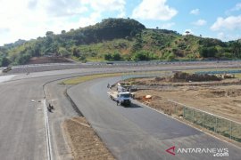 ini capaian konstruksi lintasan sirkuit MotoGP Mandalika