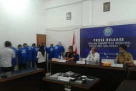 BNNP Sulut: Penanganan kasus tembakau gorila dalam pemberkasan