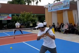 Memperkenalkan olahraga pickleball di Sumbar
