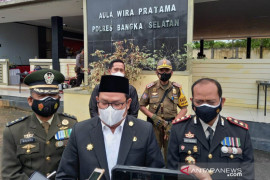 Polres Bangka Selatan gelar syukuran Hari Bhayangkara Ke-75
