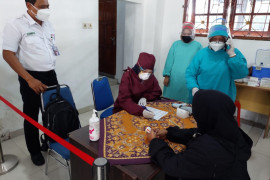 Stasiun Besar Madiun sediakan layanan vaksinasi COVID-19 bagi penumpang