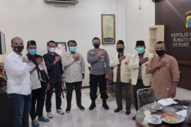 Pemuda Muhammadiyah bersilaturahmi dengan Kapolres Langkat