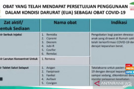 BPOM beri izin  penggunaan darurat dua zat aktif obat COVID-19