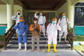 BPBD Sasar Tiga OPD Perhari Semprot Disinfektan