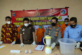 Polda Kaltara Musnahkan Barang Bukti Sabu Sebanyak 181,23 Gram