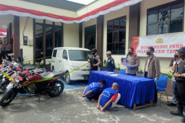 Polres Aceh Tengah ringkus pelaku curanmor dan amankan 8 sepeda motor