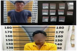 Polisi ringkus pembawa 11 paket sabu