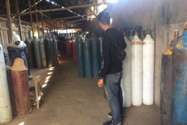 Polres Tabalong pantau stok dan distribusi tabung oksigen