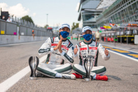 Mantap, Sean Gelael naik podium di balapan ELMS Italia