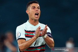 Cristiano Ronaldo peraih Sepatu Emas Euro 2020