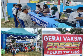 Polres Tapteng bangun gerai vaksinasi presisi di Pandan