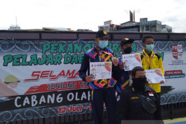 Dua perenang Tanah Laut berjaya raih emas pada POPDA Kalsel 2021