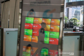 IHSG Senin dibuka menguat  7,34 poin