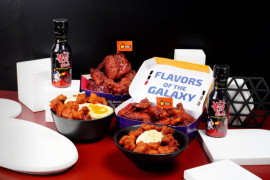 Saus pedas dari Samyang dalam balutan ayam goreng