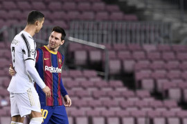 Cristiano Ronaldo sampaikan pesan duka untuk Messi